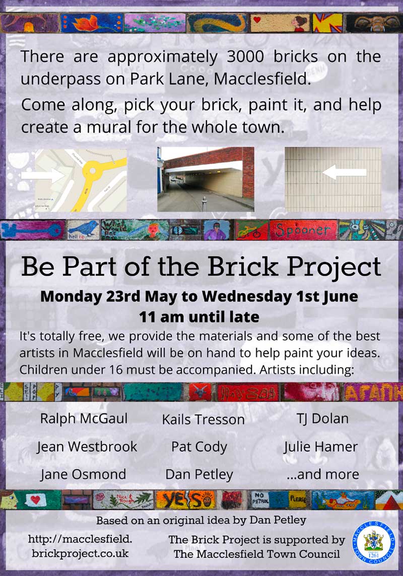 Macclesfield Town Council - Brick Project Poster