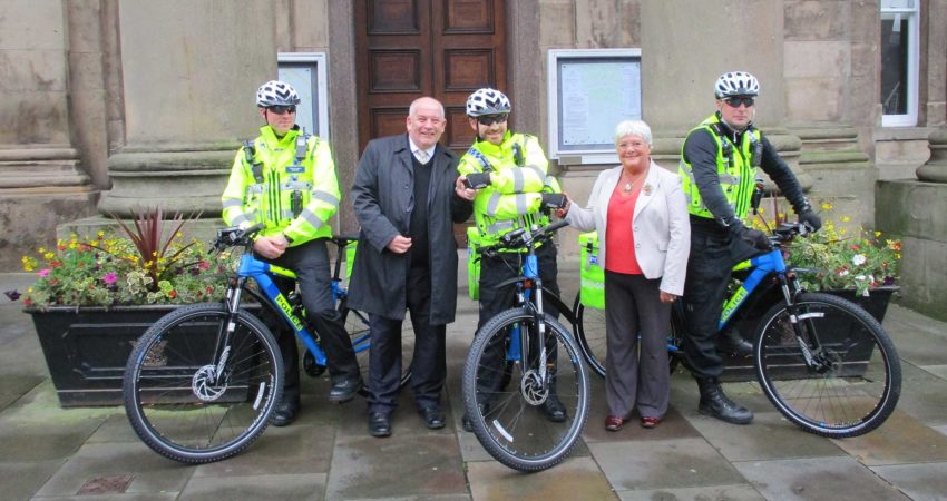 Macclesfield Town Council Bobbies Bicycle Beat
