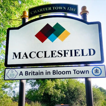 Britain In Bloom Road Sign