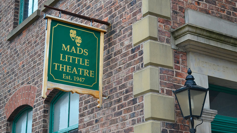 Mads Theatre Exterior Sign