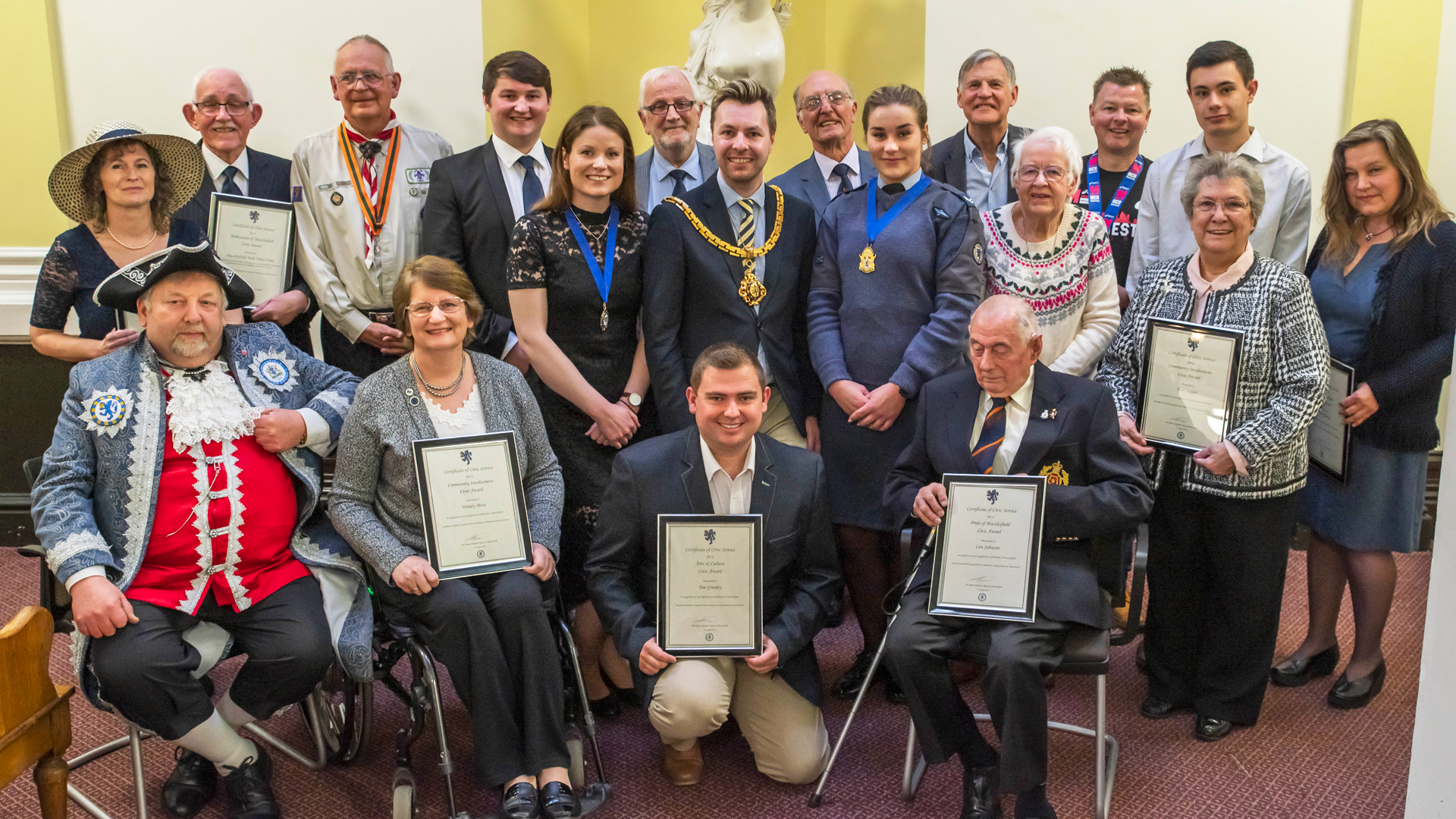 Photo of Mayors Civic Award Winners 2019