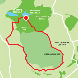 Macclesfield Shutlinsloe Walk Map 