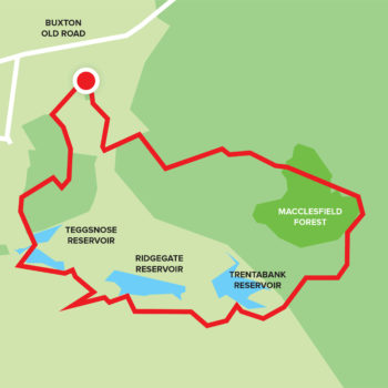 Macclesfield Teggs Nose Country Park Forest Trail Map 