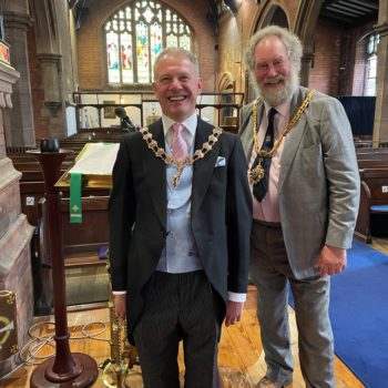 Mayor of Macclesfield at Knutsford Civic Service on 5th September 2021