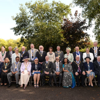 Mayors at Staffs Civic Service on 19th September 2021