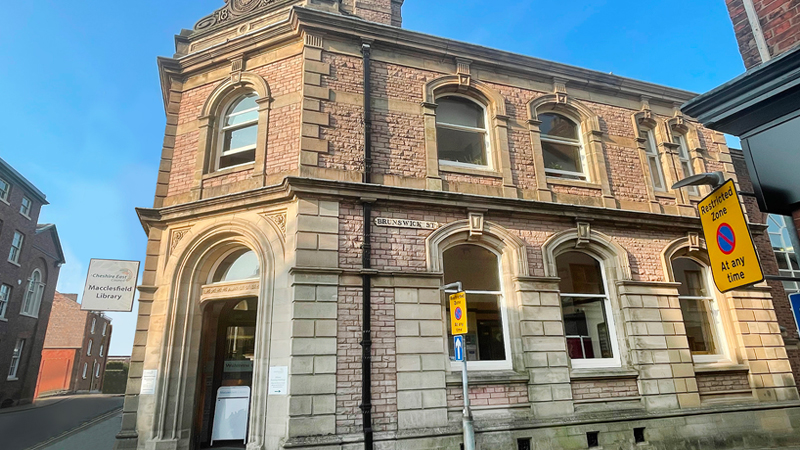 Macclesfield Library view from outside