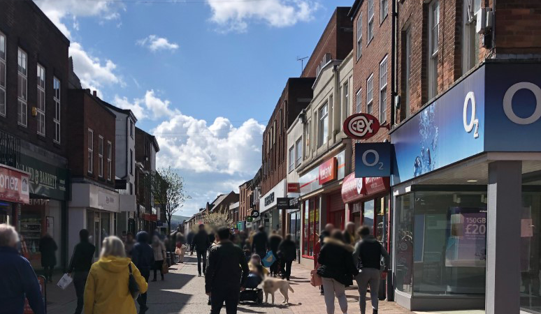 Image of the town centre Mill Street